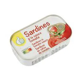 AUCHAN, POUCE Sardines à la tomate 120g