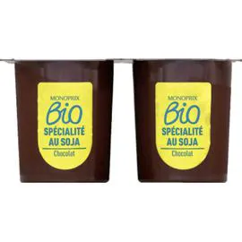MONOPRIX BIO Spécialité au soja chocolat bio 400g
