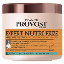 FRANCK PROVOST Masque Cheveux Professionnel Sans Silicone Cheveux Frisés Expert Nutri-Frizz 250ml