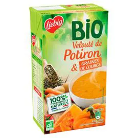 LIEBIG Soupe bio Velouté potiron graines de courge 1l