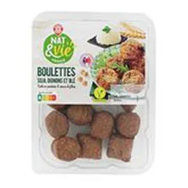 MARQUE REPÈRE, NAT & VIE Boulettes Végétariennes 200g