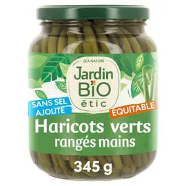 LÉA NATURE, JARDIN BIO ÉTIC Haricots verts sans sel ajouté Bio 660g