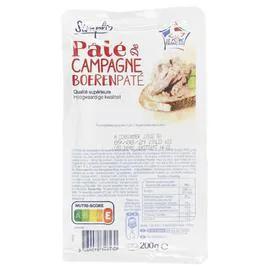 CARREFOUR SIMPL Pâté de campagne 200g
