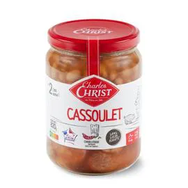 CHARLES CHRIST Cassoulet pur porc français sans sucres ajoutés 820g