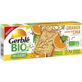 GERBLÉ BIO Biscuit orange chia Bio 130g