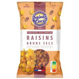 SAINTE LUCIE Raisins bruns sultanine 125g