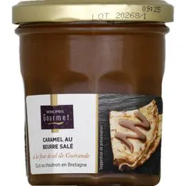 MONOPRIX GOURMET Caramel au beurre salé à la fleur de sel de Guérande 210g
