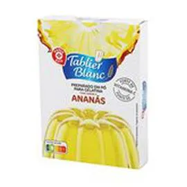 MARQUE REPÈRE, TABLIER BLANC Préparation Gélatine goût ananas 2x85g