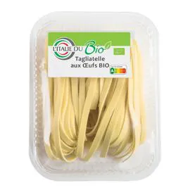 L'ITALIE DU BIO Pâtes fraîches Tagliatelle Bio aux Oeufs 250g
