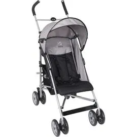Poussette canne gris/noir (l'unité)