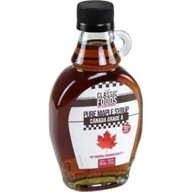 CLASSIC FOODS OF AMERICA Sirop d'érable pur 250g