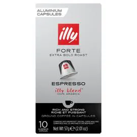 ILLY Café capsules Compatibles Nespresso espresso forte 10x5,7g
