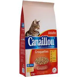 CANAILLOU Croquettes volaille et légumes pour chat adulte 4kg
