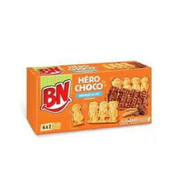 BN Héro sablés nappés chocolat au lait 180g