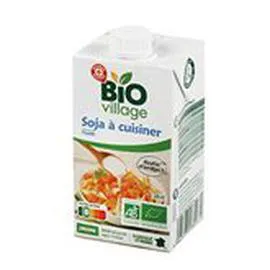 MARQUE REPÈRE, BIO VILLAGE Soja cuisine Bio Végétal 25cl