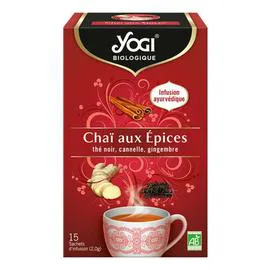 YOGI Yogi Chaï aux épices Infusion Bio x15 sachets 30g