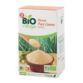 MARQUE REPÈRE, BIO VILLAGE Spécialité sucrière de canne - En poudre 500g