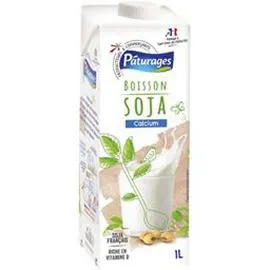 PÂTURAGES Boisson Végétal soja 1l