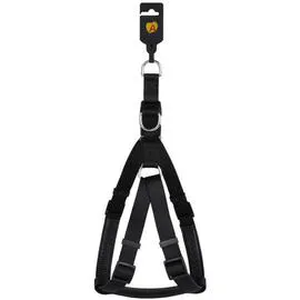 ANIMALIS Harnais Basic Confort 40mm 96/120cm, Noir 470g