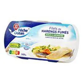 MARQUE REPÈRE, RONDE DES MERS Filets Harengs Fumés 500g