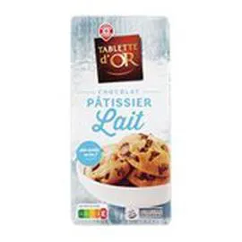 MARQUE REPÈRE, TABLETTE D'OR Chocolat Pâtissier Lait 170g