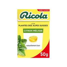 RICOLA Bonbons citron mélisse 50g