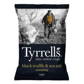 TYRRELL'S Chips de pomme de terre truffe noire et sel 150g
