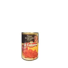 LE CABANON Pulpe de tomates en dés 400g