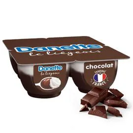 DANONE, DANETTE Liégeois chocolat 4x100g