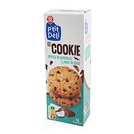 MARQUE REPÈRE, P'TIT DÉLI Biscuits Cookies Noix coco Chocolat 200g