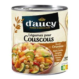 D'AUCY Légumes cuisinés pour couscous 800g