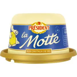 PRÉSIDENT Beurre Aux Cristaux de Sel 250g