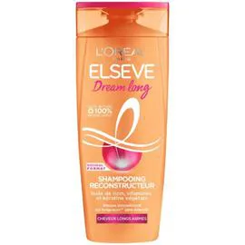 L'ORÉAL PARIS, ELSÈVE Shampoing Reconstructeur Pour Cheveux Abimés, Cassants Ou Longs 300ml