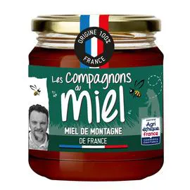 LES COMPAGNONS DU MIEL Miel de montagne de France 375g