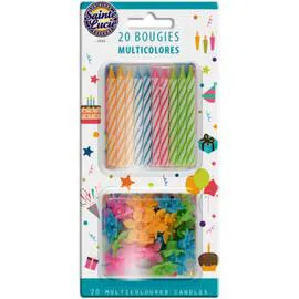 SAINTE LUCIE Bougies d'anniversaire x20