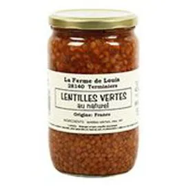 LA FERME DE LOUIS Lentilles vertes Nature 660g