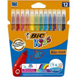 BIC, KIDS Feutres de coloriage x12