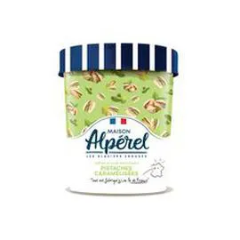 MAISON ALPÉREL Glace artisanale pistache caramel 375g