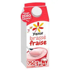 YOPLAIT Yaourt Brassé Fraise 750g