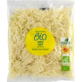 MONOPRIX BIO Comté râpé au lait cru AOP bio 100g