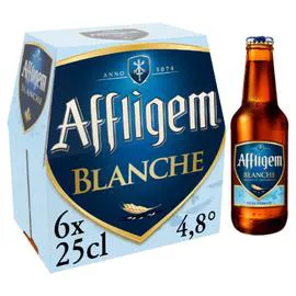 AFFLIGEM Bière blanche d'abbaye 6x25cl
