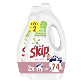 SKIP Lessive liquide sensitive 2x1,665l