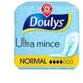MARQUE REPÈRE, DOULYS Serviette hygiénique Ultra minces - Normal - x16 x16