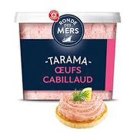 MARQUE REPÈRE, RONDE DES MERS Tarama Aux oeufs de cabillaud 100g