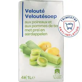 CARREFOUR Soupe poireaux, pommes de terre 1l