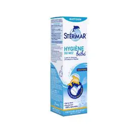 STERIMAR Pulvérisateur du nez bébé de 0 à 3 ans, à l'eau de mer 100% naturelle 100ml