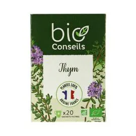 BIOCONSEILS Infusion Thym - 20 Sachets Bio 22g