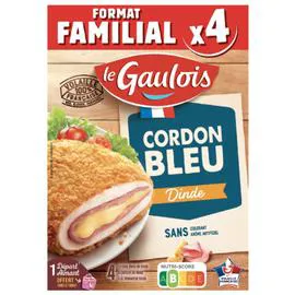 LE GAULOIS Cordon Bleu dinde 400g