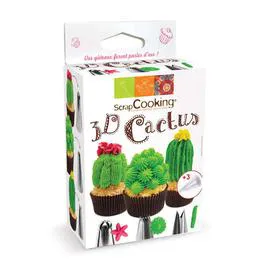 SCRAPCOOKING Douilles 3D Cactus l'unité
