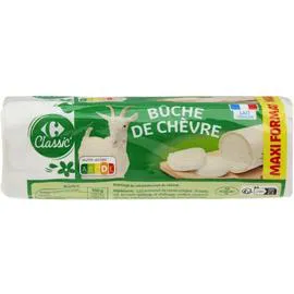 CARREFOUR CLASSIC' Bûche de chèvre 400g